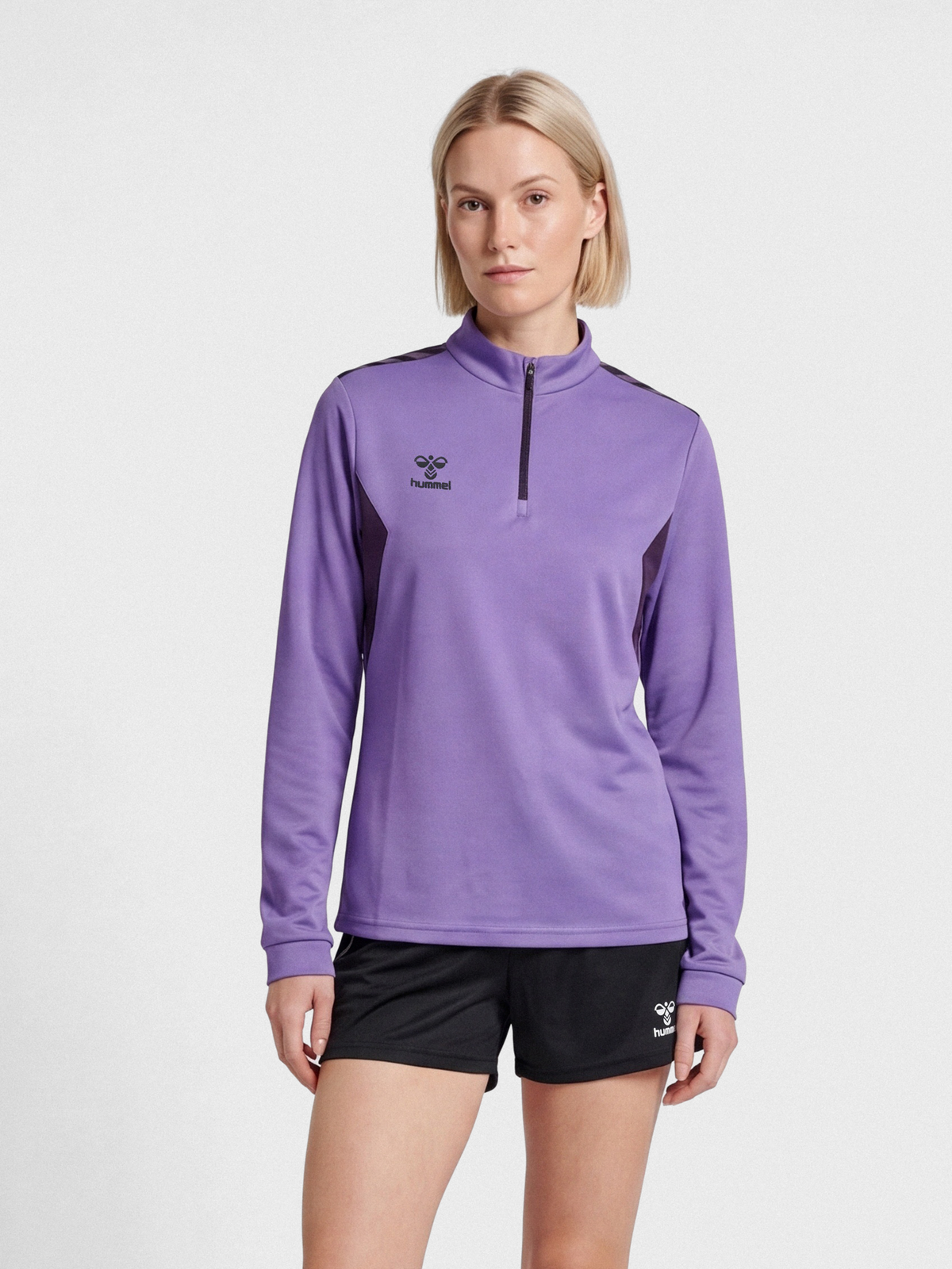 hmlAUTHENTIC HALF ZIP SWEAT WOMAN