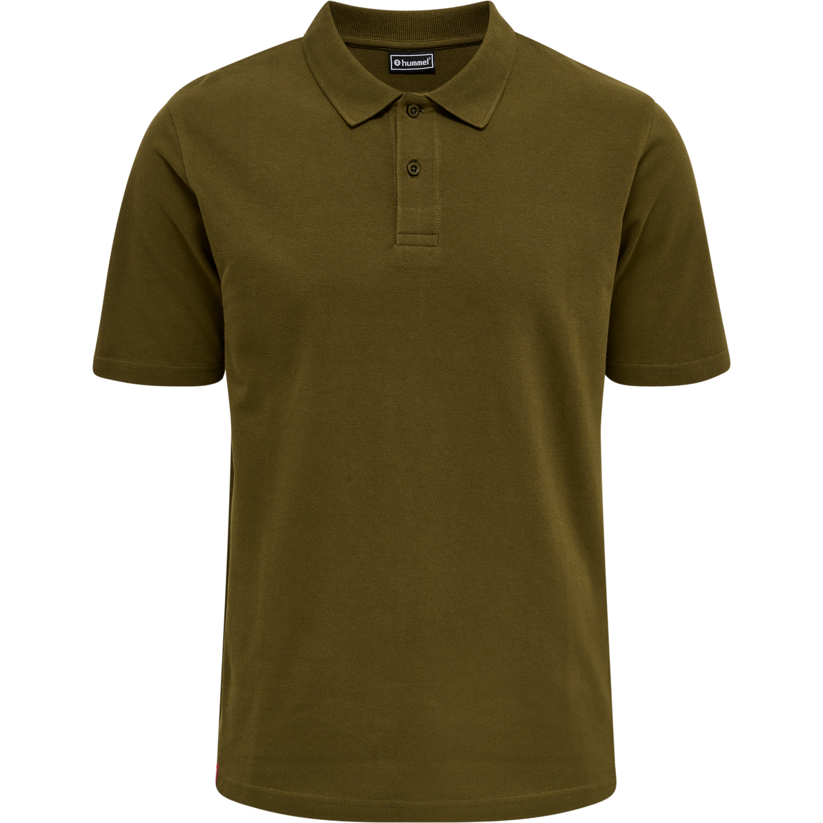 hmlRED STRETCH POLO