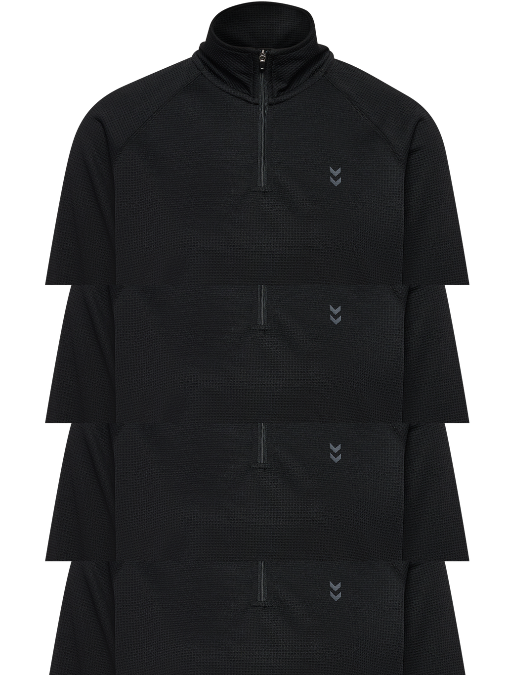 hmlPULSE W HALF ZIP MIDLAYER