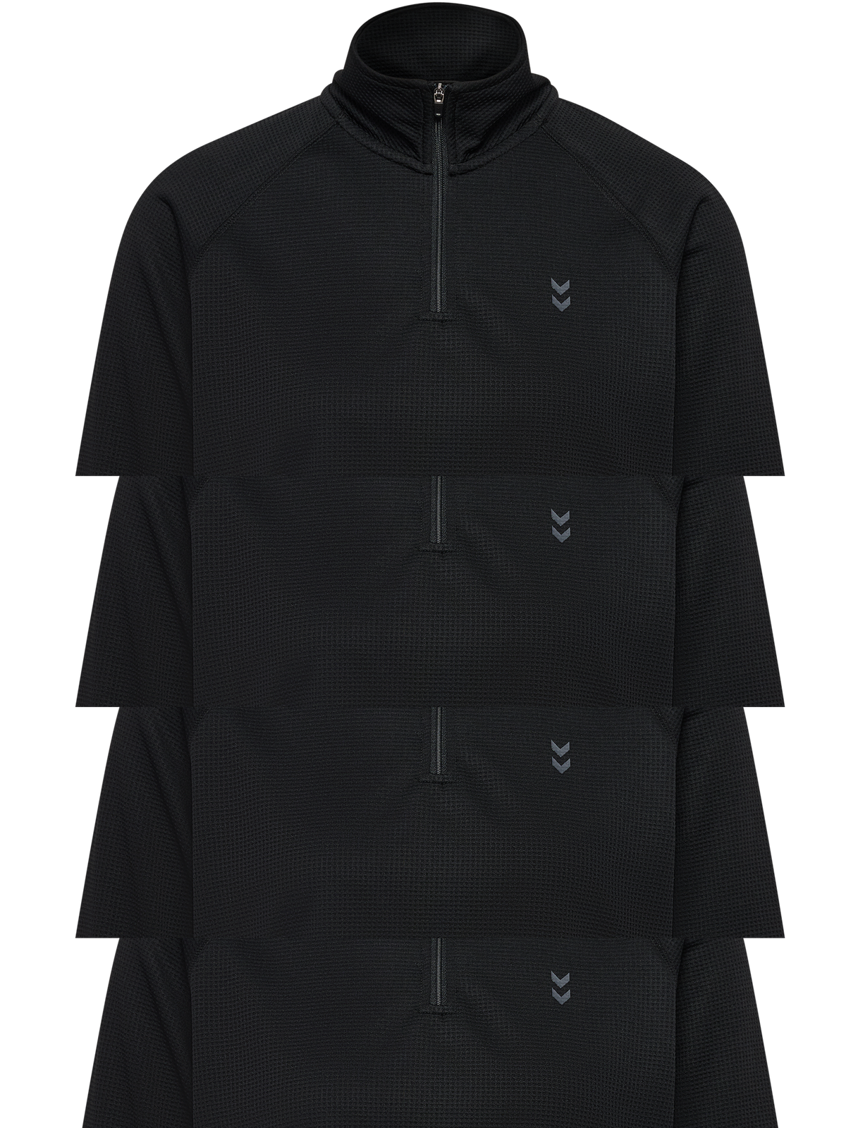 hmlPULSE W HALF ZIP MIDLAYER