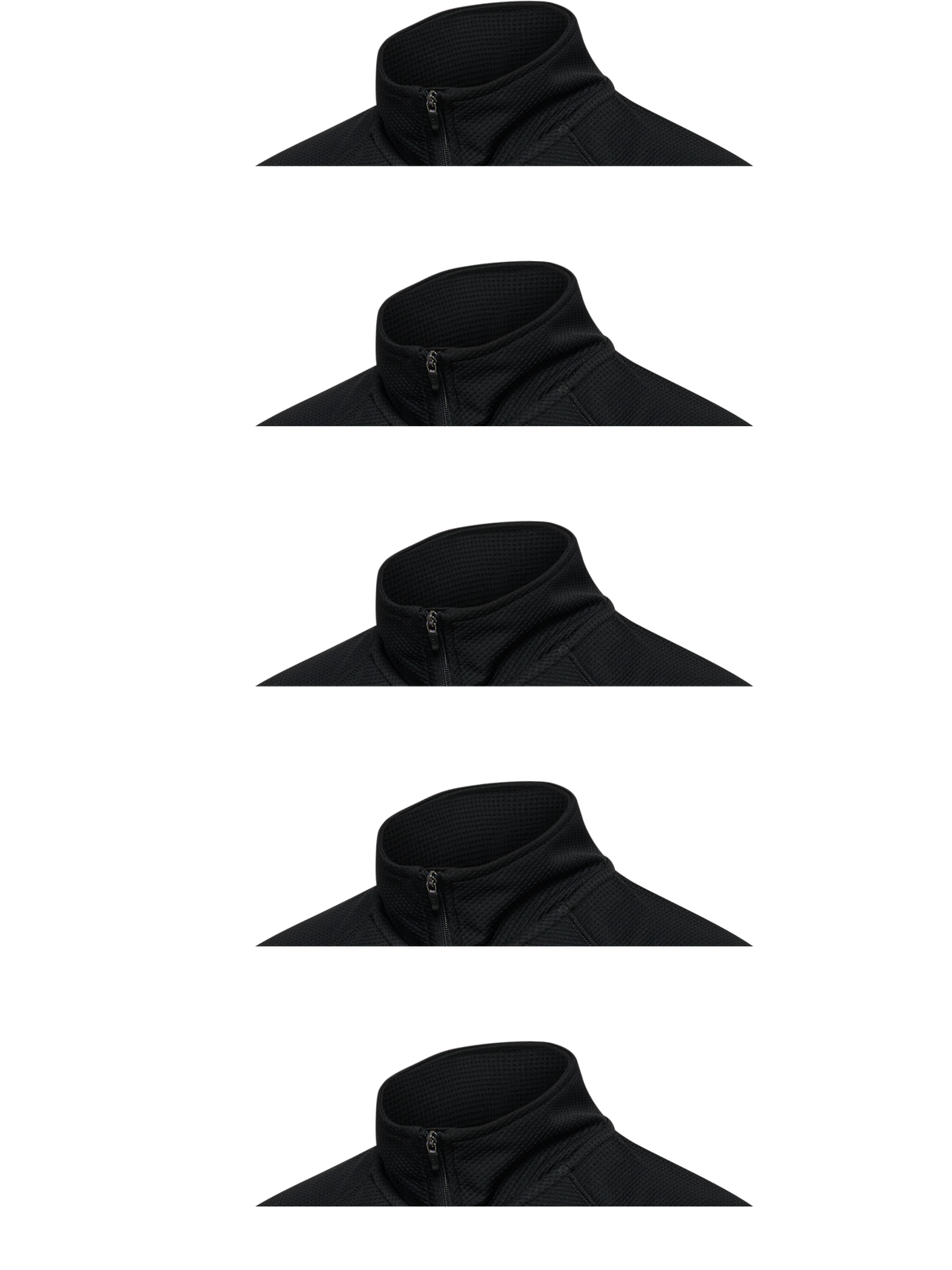 hmlPULSE W HALF ZIP MIDLAYER