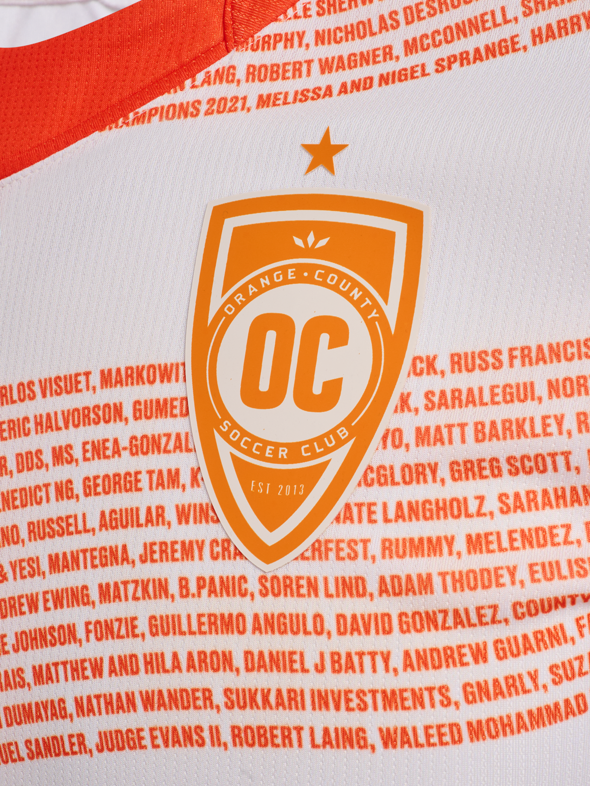 ORANGE COUNTY 25 AWAY JERSEY S/S