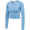 hmlSI SEAMLESS CROPTOP L/S